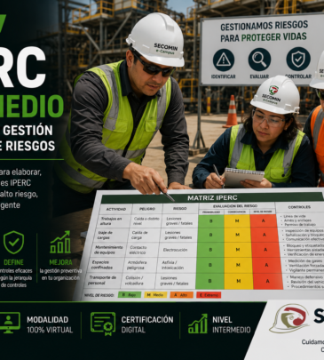 IPERC Intermedio: Elaboración y Gestión de Matrices de Riesgos